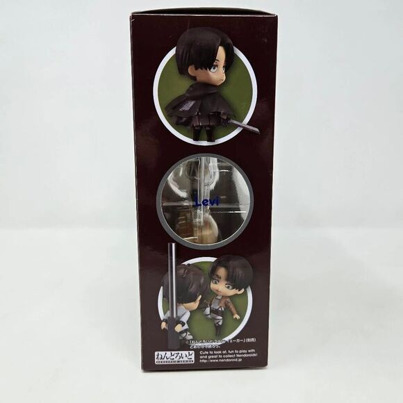 ATTACK ON TITAN LEVI ACKERMAN NENDOROID 390 PVC FIGURE GOOD SMILE COMPANY NEW - Picture 3 of 6